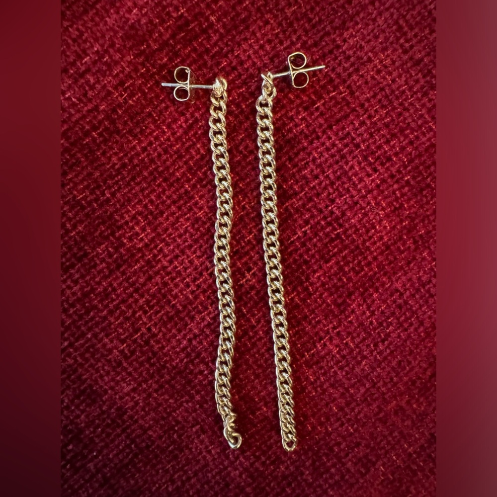 Final Sale! Dillard’s Post Chain Earrings